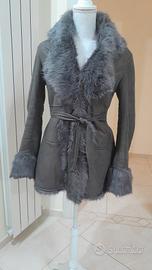 cappotto in pelliccia sintetica 