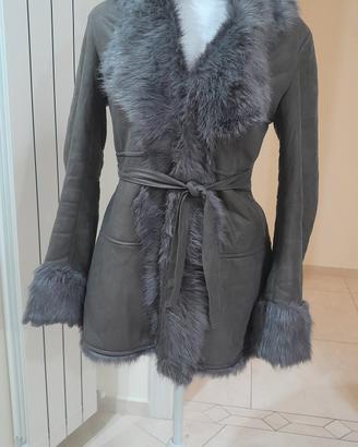 cappotto in pelliccia sintetica 