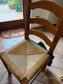 4 sedie legno cucina