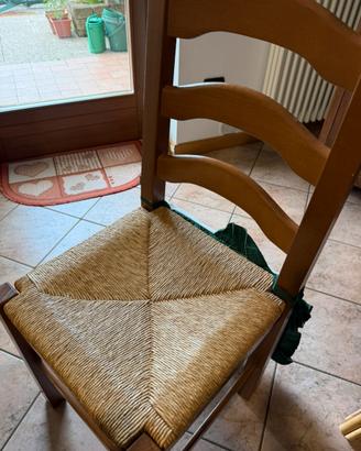 4 sedie legno cucina