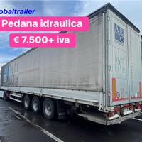 Semirimorchio centinato con pedana