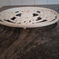 sotto pentola in ghisa anni 50 