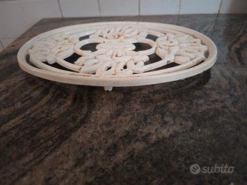 sotto pentola in ghisa anni 50 