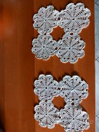 Sottopiatti all'uncinetto pezzi 2