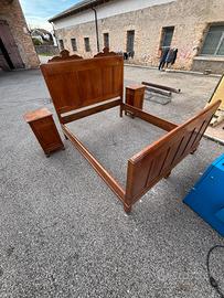 letto matrimoniale vecchio 