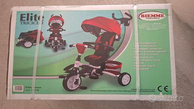 Triciclo pieghevole Biemme nuovo mai usato