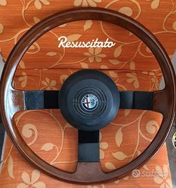volante restaurato Alfa Romeo Giulietta anni 80 
