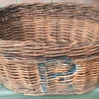 CESTA VIMINI ANTICA FINE '800 INIZIO '900