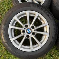 CERCHI IN LEGA 16 BMW SERIE 1 SERIE 3 GOMMATE