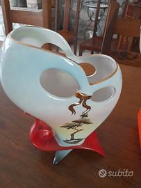 Vaso in ceramica vintage anni 50