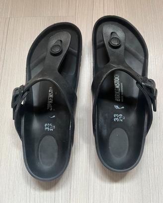 Infradito birkenstock BAMBINO nere