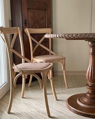 Sedia legno naturale