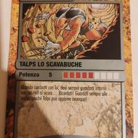 Carta Gormiti Talps lo scavabuche Serie Mystica