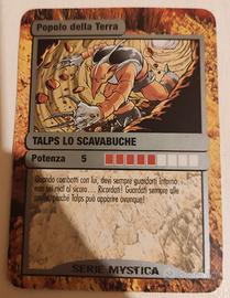 Carta Gormiti Talps lo scavabuche Serie Mystica