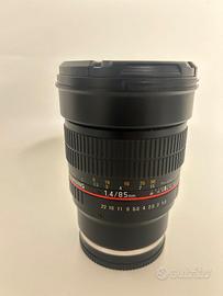 Samyang  85mm F1.4 AS IF UMC per  Sony E-Mount