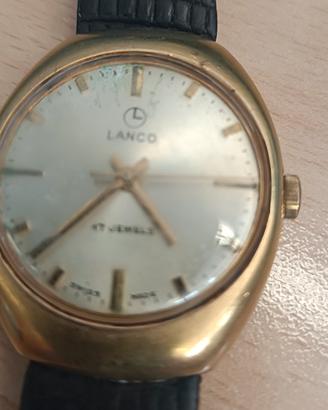 orologio da polso Lanco vintage svizzero 