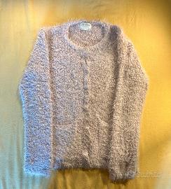 Cardigan morbido Zara Girls rosa chiaro