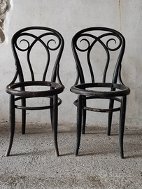 2 antiche sedie tipo Thonet