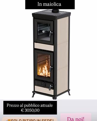 nuova stufa a legna con forno 