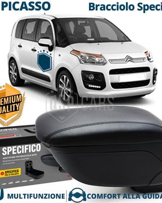 Bracciolo Per Citroen C3 Picasso SPECIFICO Pelle