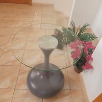 tavolino in cristallo