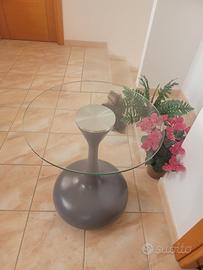 tavolino in cristallo