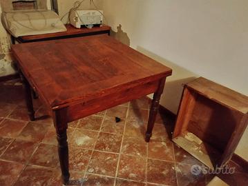 Tavolo antico originale stile toscano