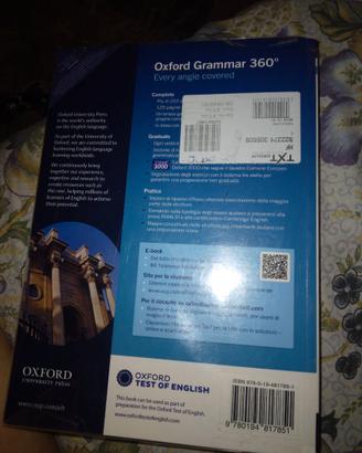 LIBRO GRAMMATICA INGLESE OXFORD GRAMMAR 360