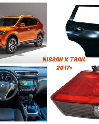 Nissan X-Trail frontale cofano portiera airbag 17-
