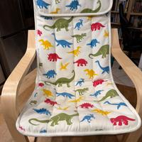 Poltrona per bambini modello poang ikea