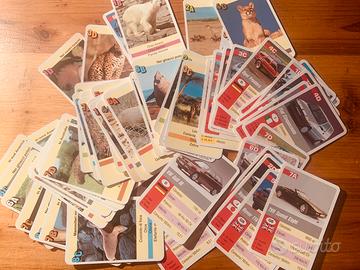 Carte da gioco quartetto più animali, varie
