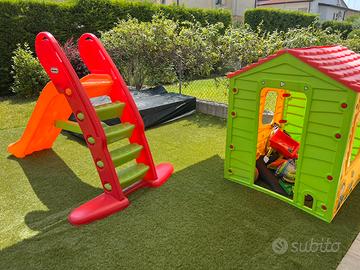 Scivolo e casetta