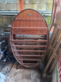 Mobile bar / portabottiglie a botte vintage