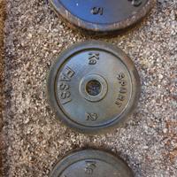 Set bilancieri e manubri pesi a disco palestra