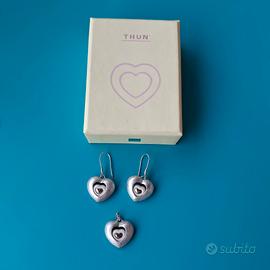 Orecchini e ciondolo cuore Thun