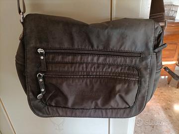 Borsa Samsonite da donna marrone tante tasche