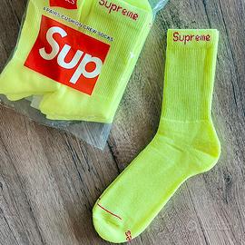 Calzini SUPREME x HANES neon
