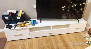 Parete Attrezzata Bianca 