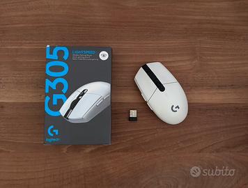 Mouse Wireless Logitech G305 Lightspeed Bianco