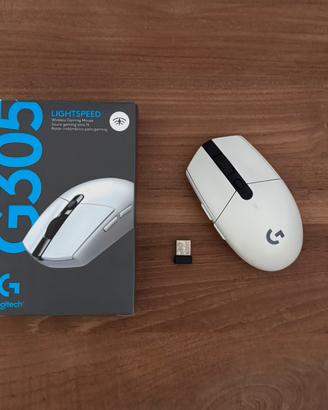 Mouse Wireless Logitech G305 Lightspeed Bianco
