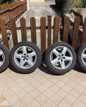 Cerchi lega 16" VW/Audi + gomme  205 55 R16 91H
