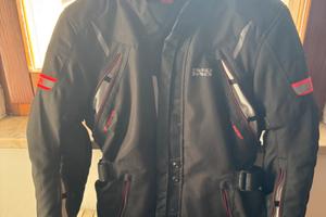 Giubbino moto donna ixs Tour Liz-ST nero-rosso