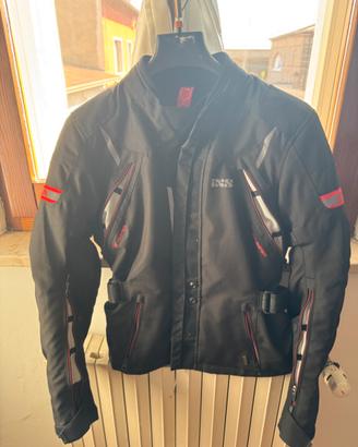 Giubbino moto donna ixs Tour Liz-ST nero-rosso