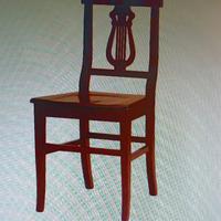 Sedie arte povera in legno massello modello LIRA