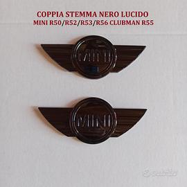 Coppia stemma Mini nero anteriore posteriore