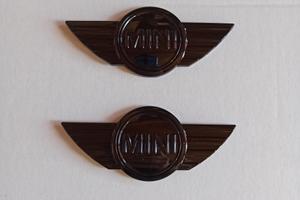 Coppia stemma Mini nero anteriore posteriore