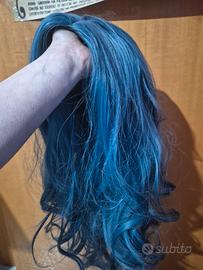 Parrucca blu cosplay