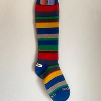 Calze Gallo, gambaletto a righe multicolor