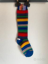 Calze Gallo, gambaletto a righe multicolor