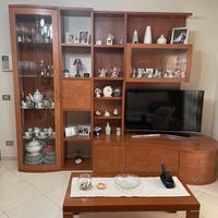 Pareta attrezzata in ciliegio